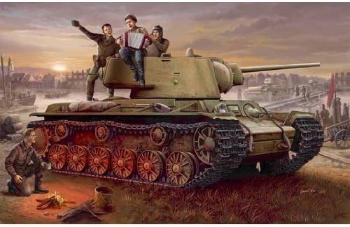 トランぺッター 1/35 KV-2重戦車初期型 大砲塔KV 塗装済み完成品 Amazon | トランペッター 1/35 KV-1重戦車 1942 重装甲砲塔 プラモデル